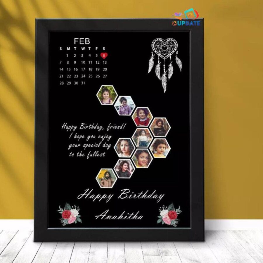 BBF10 – Personalized Birthday Photo frame (10 Photos)