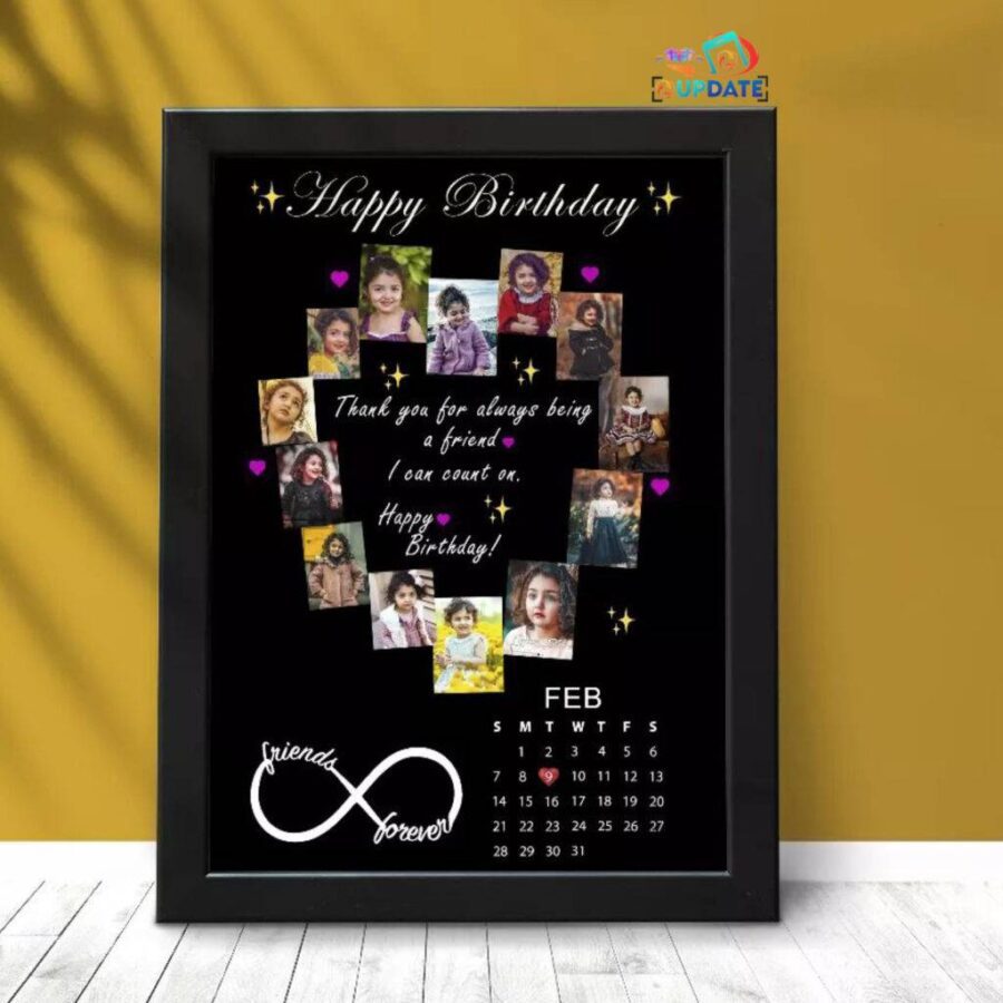 BBF15 – Personalized Birthday Photo frame (13 Photos)