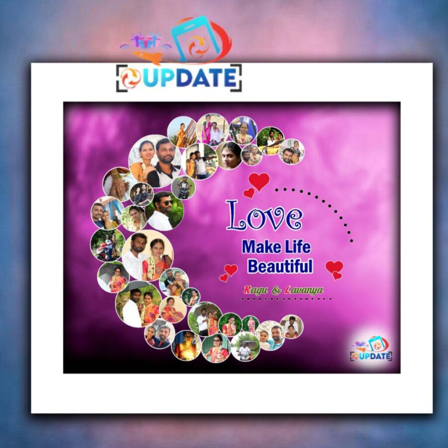UPGC 02 – Personalized Photo frame (31 Photo)