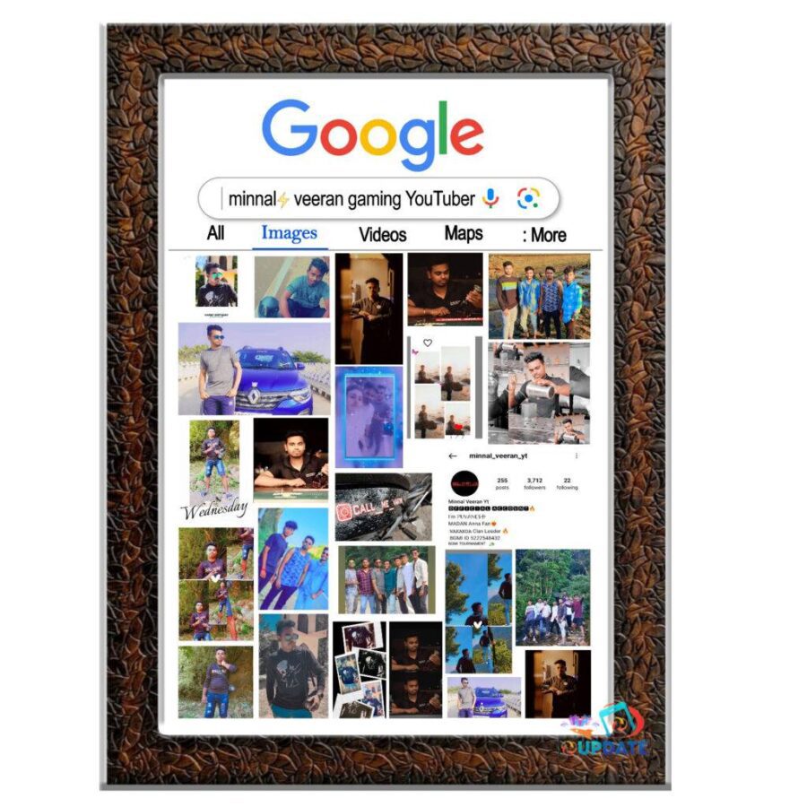UPGC 07 Personalised google theme Photo Frame (26 Photos)