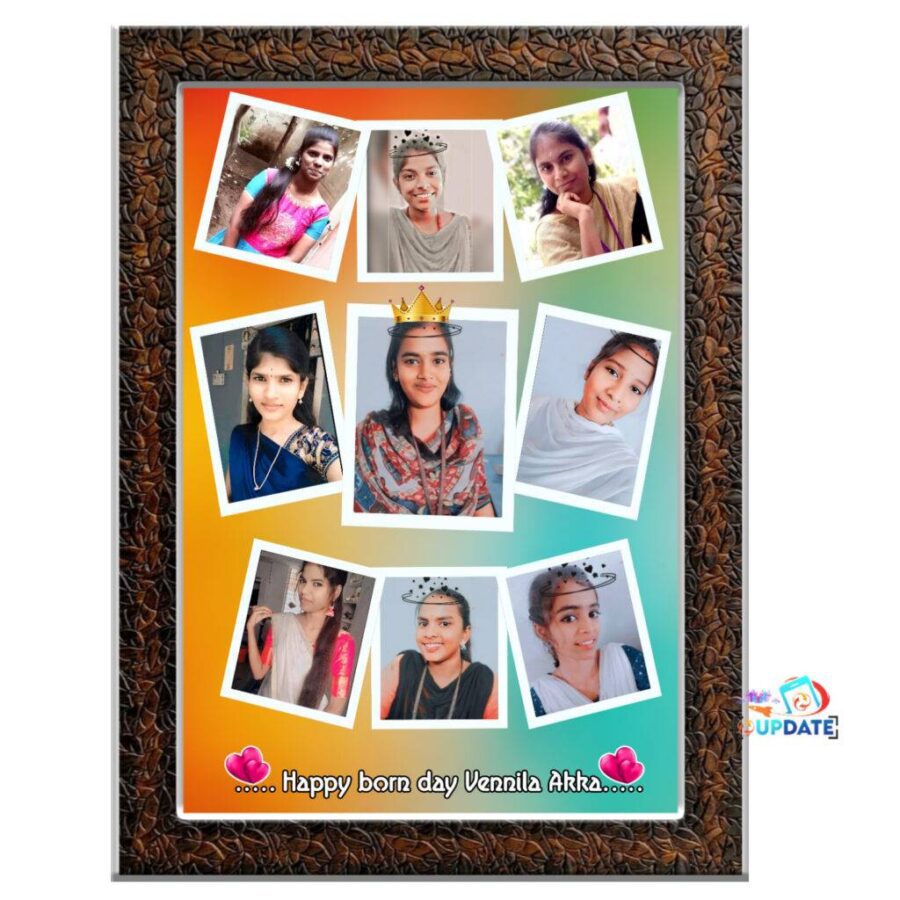 UPGC 08 Personalized collage Frame (9 Photos)