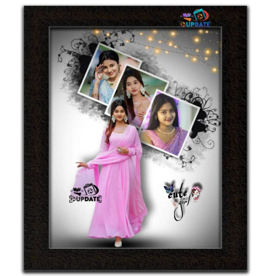 UPGPC 017 Personalized collage Frame (4 photos)