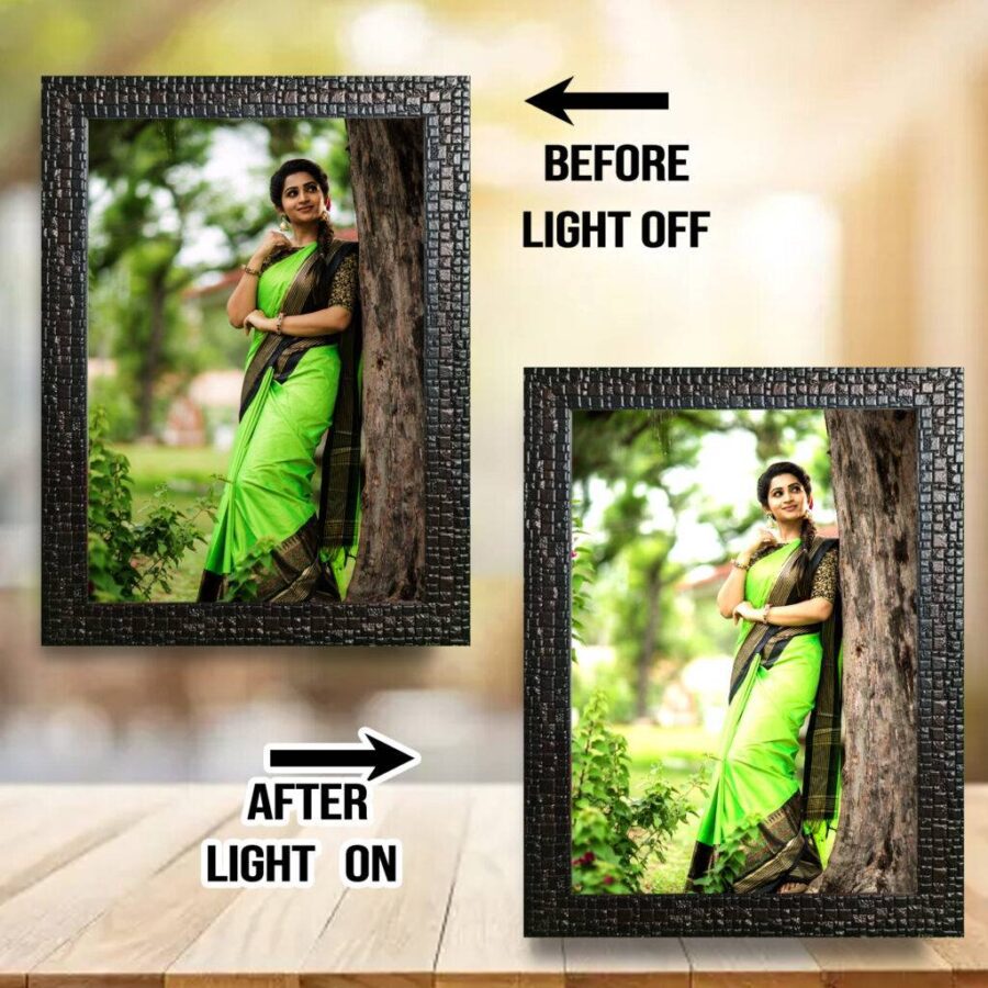 UPDLPF 01 Customized LED Photo frame (Size 8 x 12 inch)