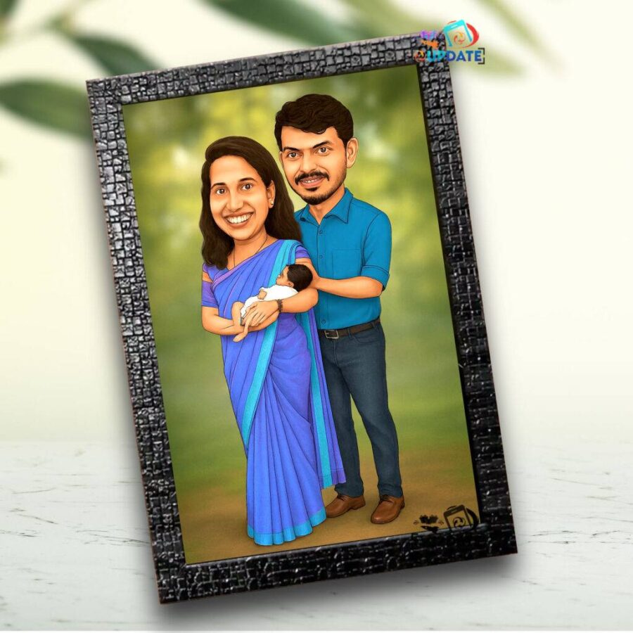 UPGCCF-0025 Customized Caricature Photo frame