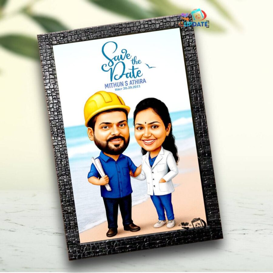 UPGCCF-0032 Customized Caricature Photo frame