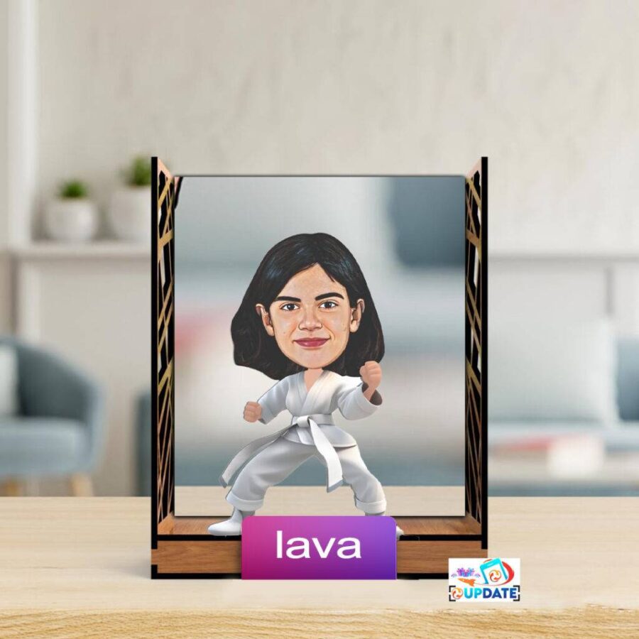 UPGTF 07 Character Caricature box (Karate Kid Girl )