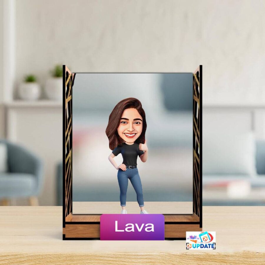 UPGTF 25 Character Caricature box (GIRL POSE - 2)