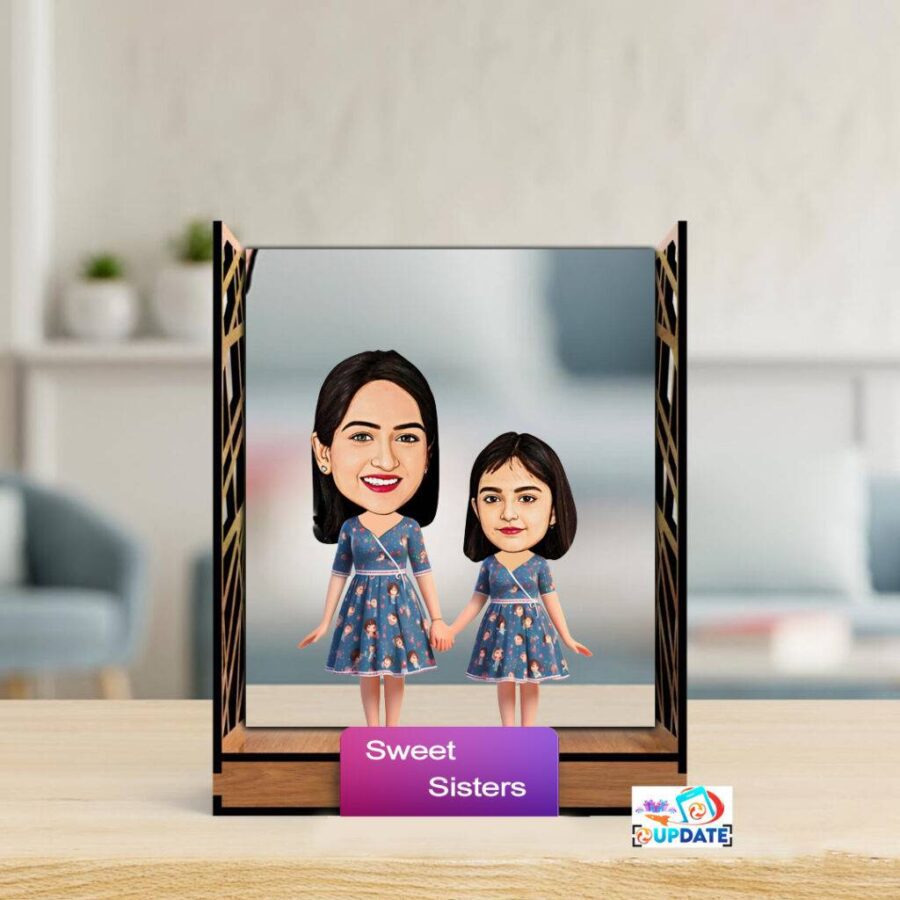 UPGTF 28 Character Caricature box (sisters)