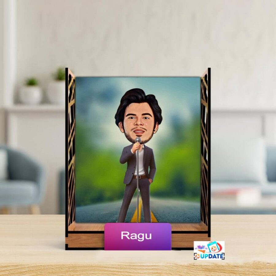 UPGTF 33 Character Caricature box (male singer)