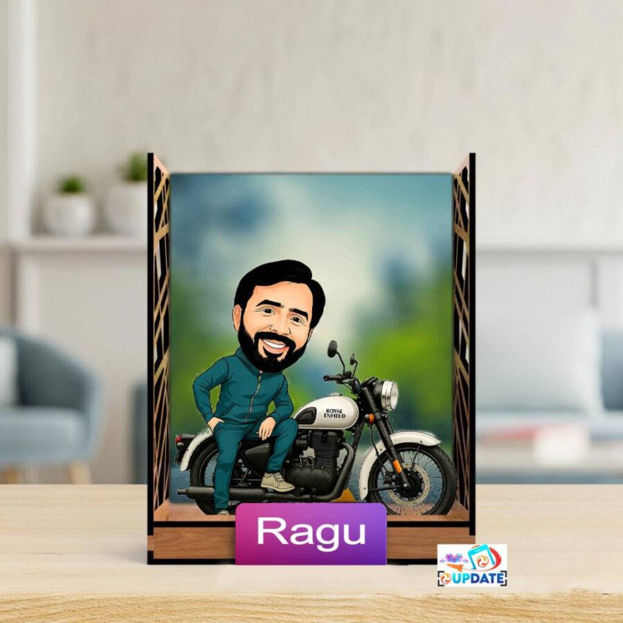 UPGTF 34 Character Caricature box (Bike Standee)