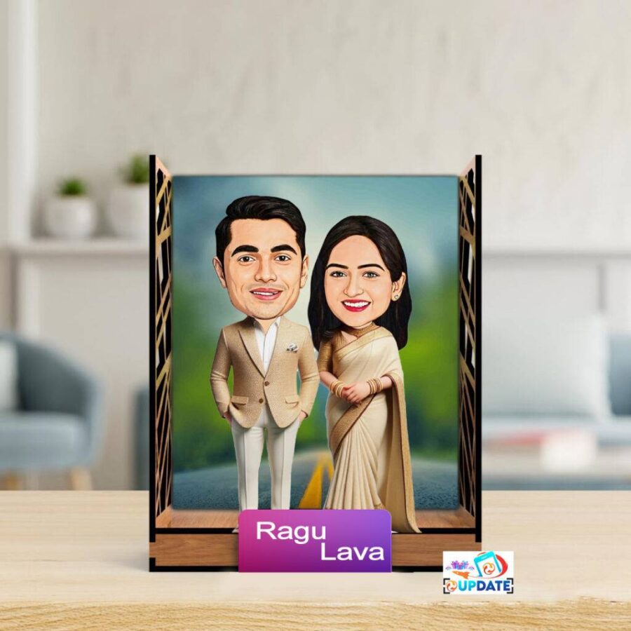 UPGTF 36 Character Caricature box (couple pose 5)
