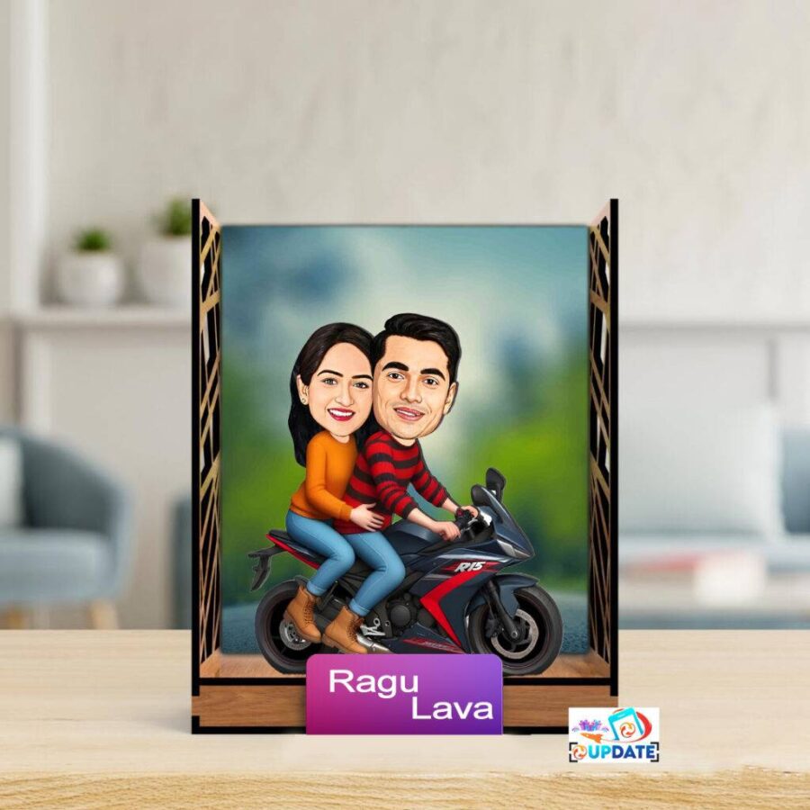 UPGTF 37 Character Caricature box (couple Ride 1)