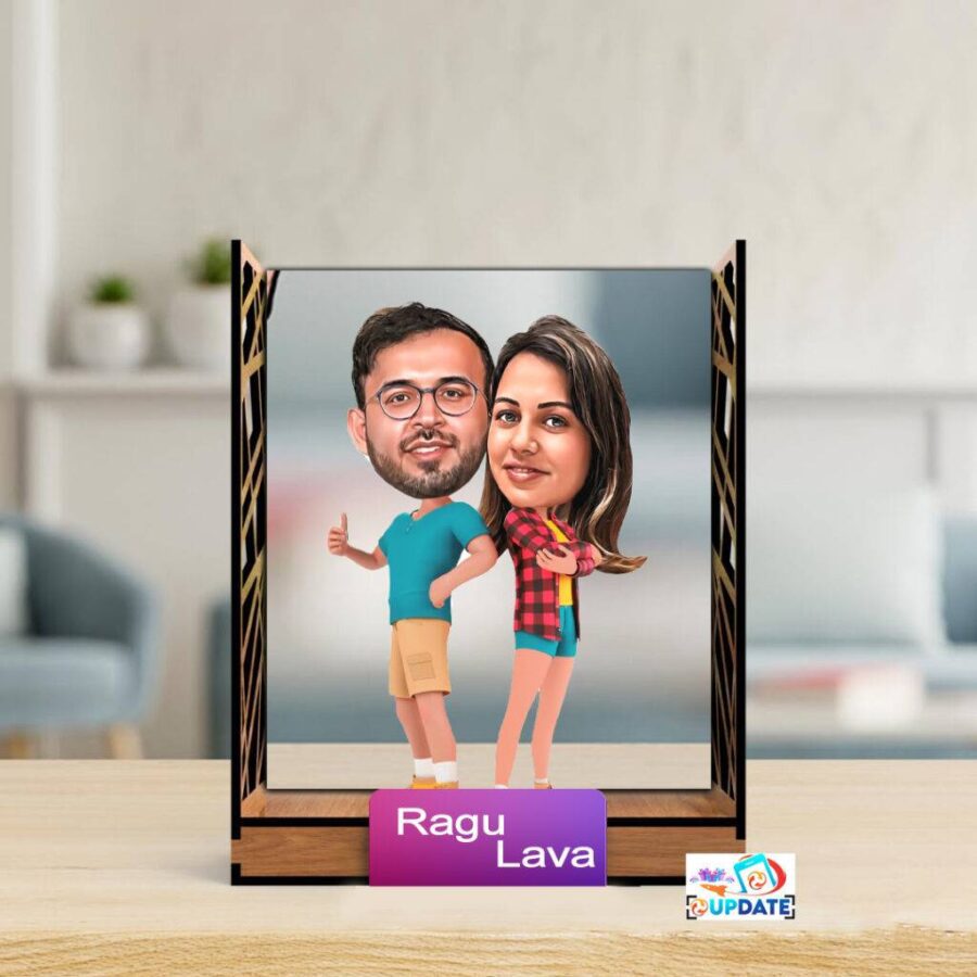 UPGTF 45 Character Caricature box (Couple pose- 6)