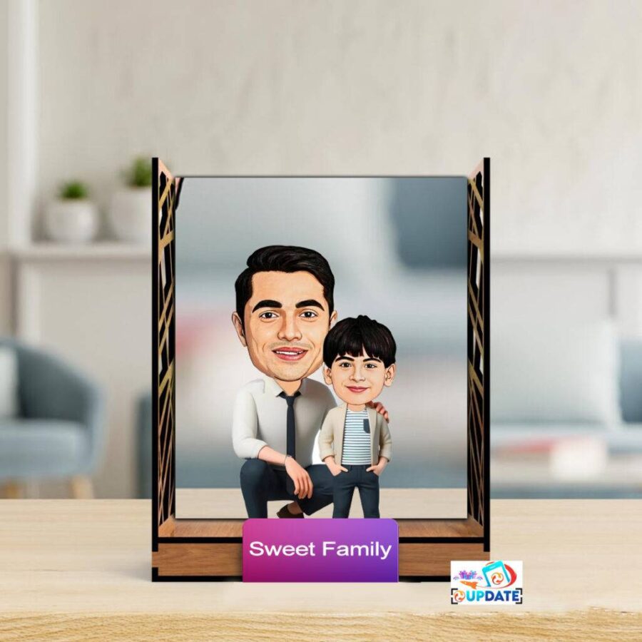 UPGTF 60 Character Caricature box (Father & Son)