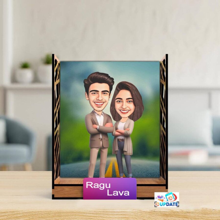 UPGTF 29 Character Caricature box (Couple Pose 2)