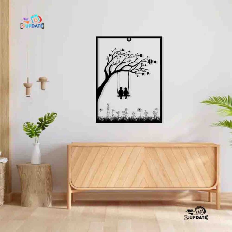Couple-wall hanging decor-E0022123 (Size : 16 X 21 Inch)