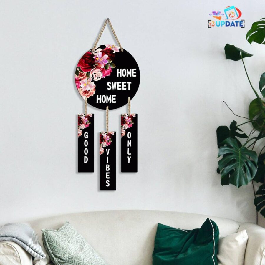 home sweet home – Personalized Welcome Name Board (Sublimation Print Or Photo Print Available)