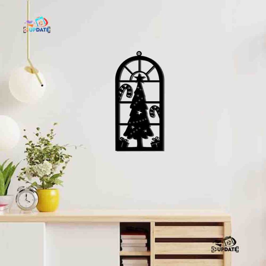 Christmas-wall hanging decor-E00210918(Size : 9 X 17 Inch)