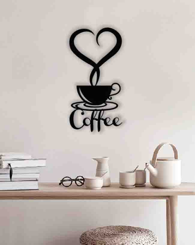 Coffee-wall hanging decor-E0013329 (Size : 10 x 20 Inch)