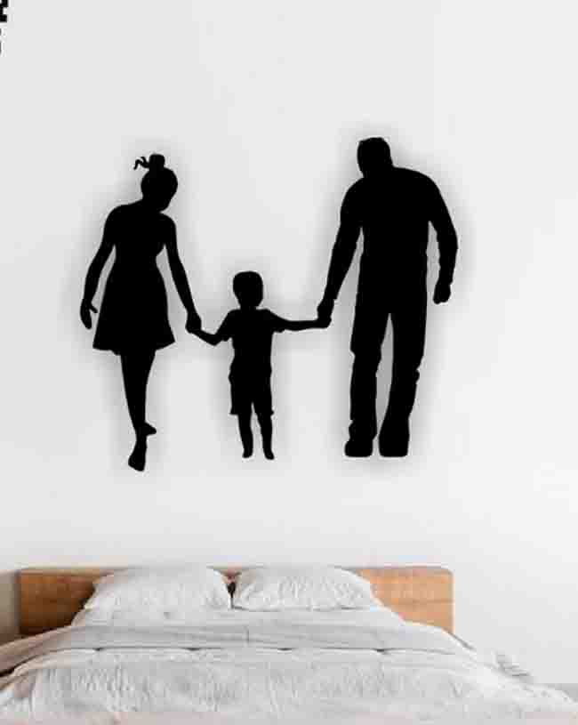 Family-wall hanging decor (Size : 22 x 20 Inch)