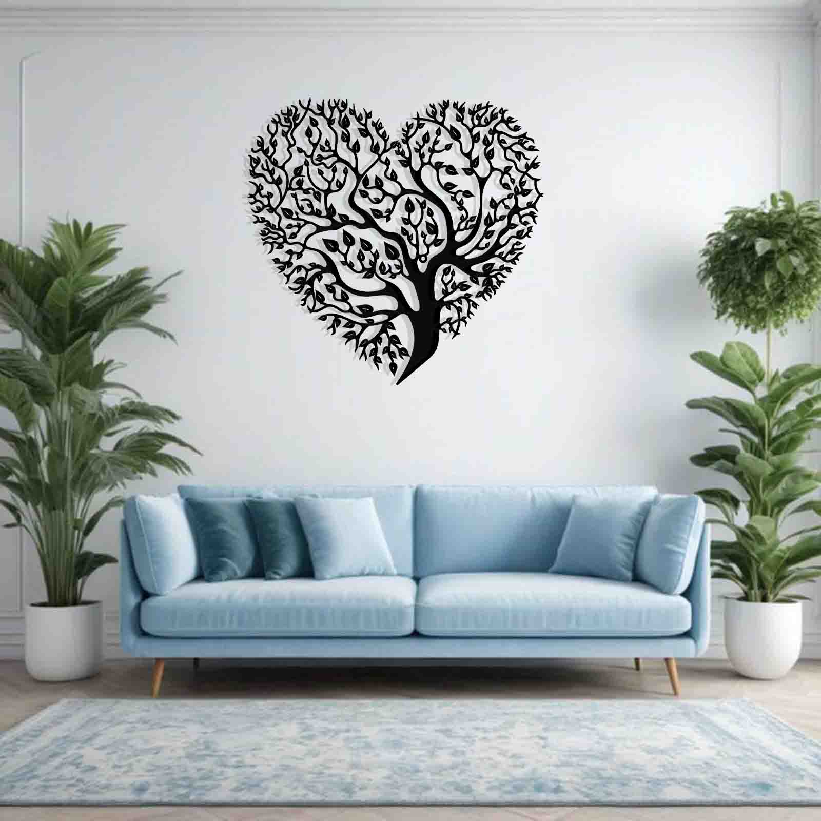 Heart tree-wall hanging decor-E0020909 (Size : 18 X 18 Inch) Heart Tree Wall Decor E0020909 3 900x900