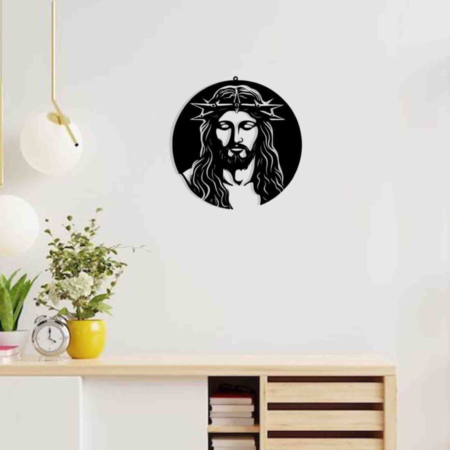 jesus-wall hanging decor-E0022779(Size : 20 X 20 Inch)