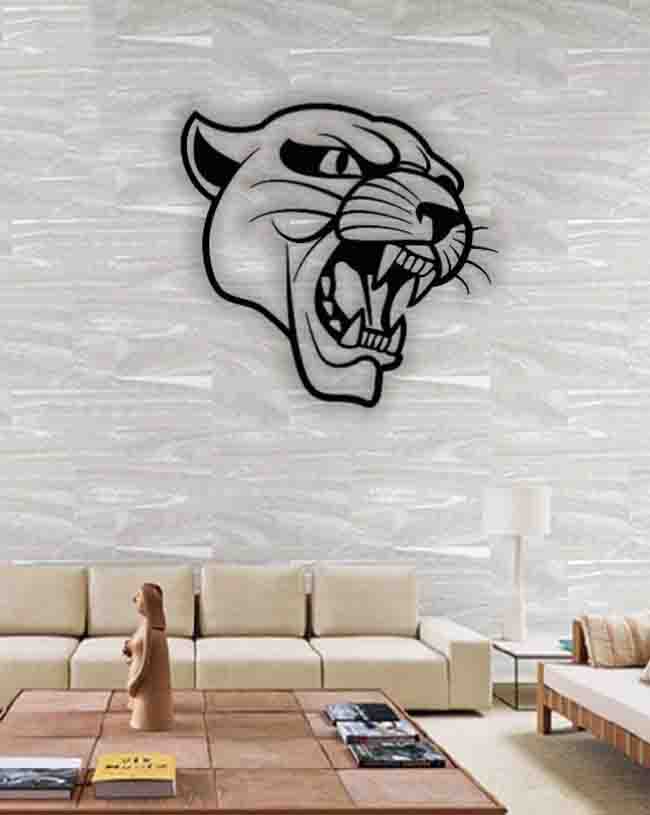 Lion-wall hanging decor  E0013874 (Size : 21 x 21 Inch)