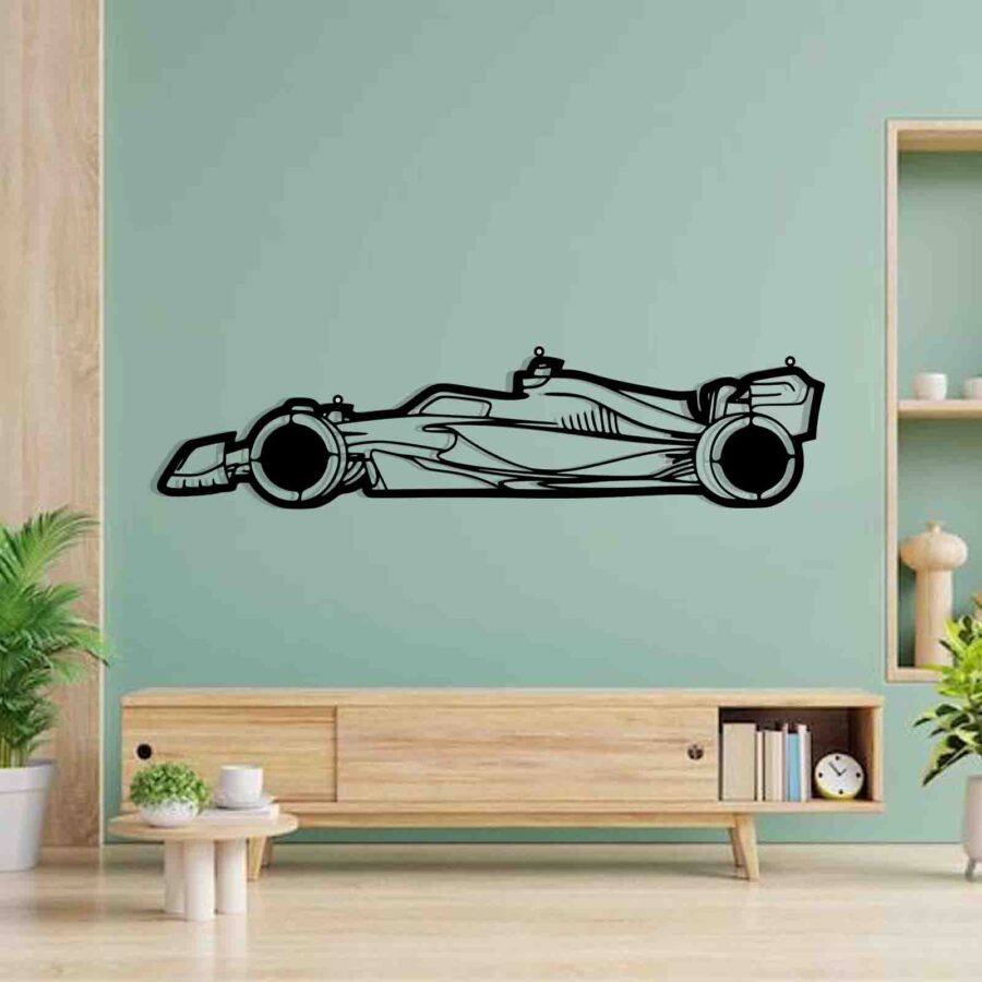 Racing car-wall hanging decor-E0020907(Size : 22 X 5 Inch)