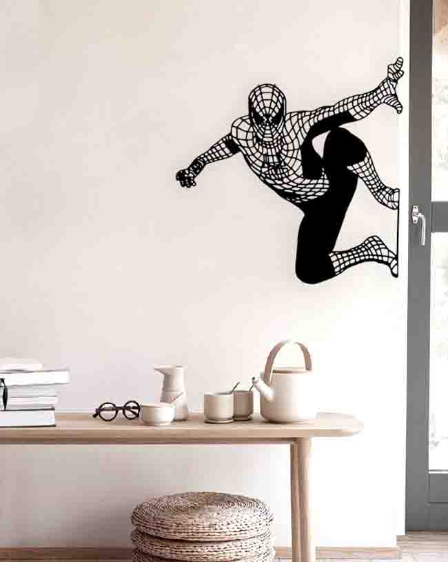 Spiderman-wall hanging decor  E0013874 (Size : 20 x 20 Inch)