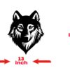 Wolf Wall Decor E0013533 1 100x100