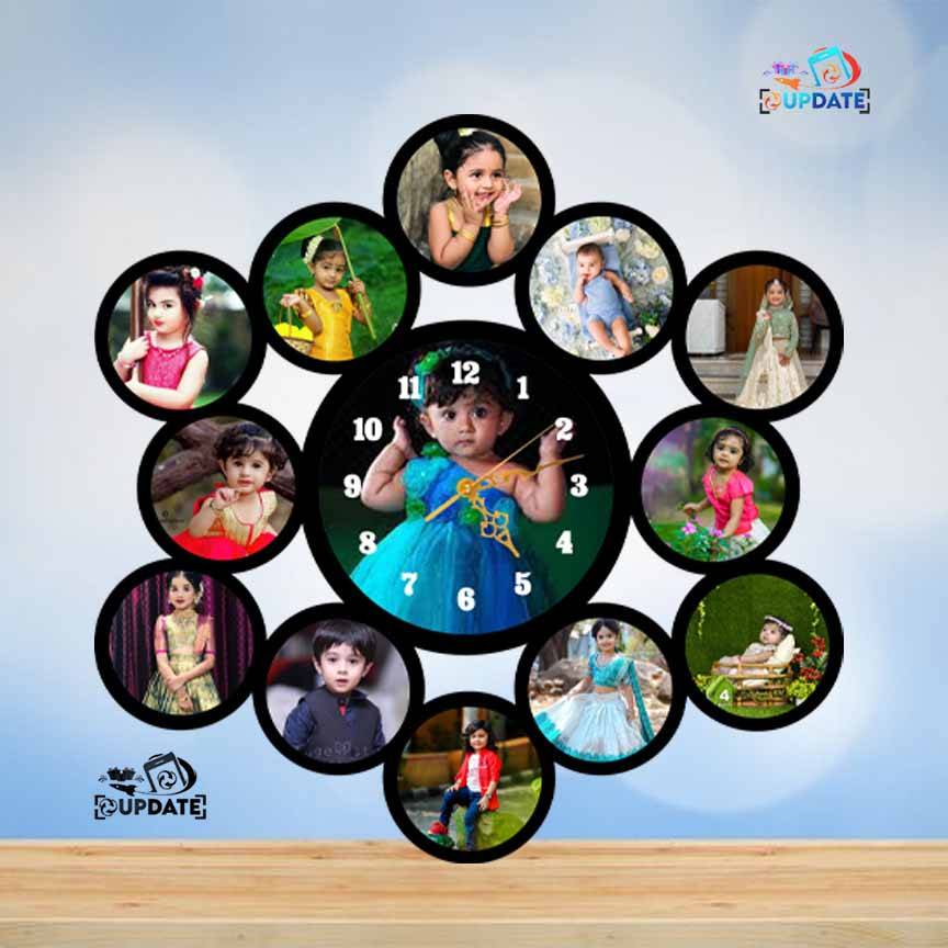 UWC0042 – Sublimation MDF Circular Photo sublimation MDF Clock