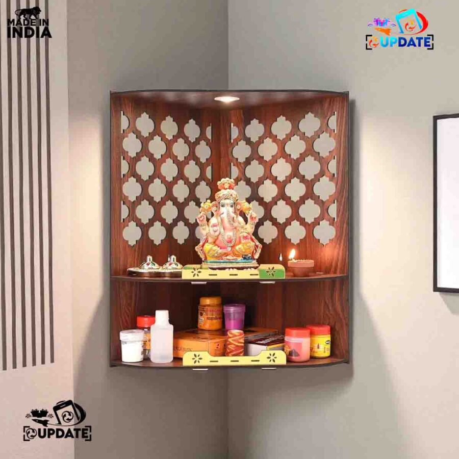 Heritage Tier – Wall-Mounted MDF corner Shelf