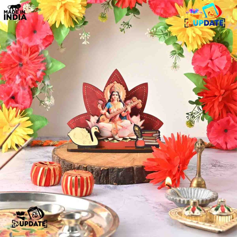 Saraswati Wisdom – Table Top Showpiece