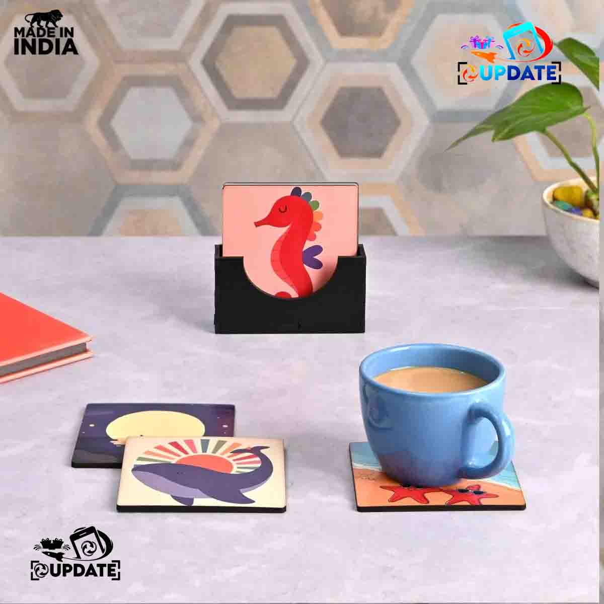 Ocean Whimsy – MDF Sublimation Coaster Set of 6 pcs 06 1 900x900