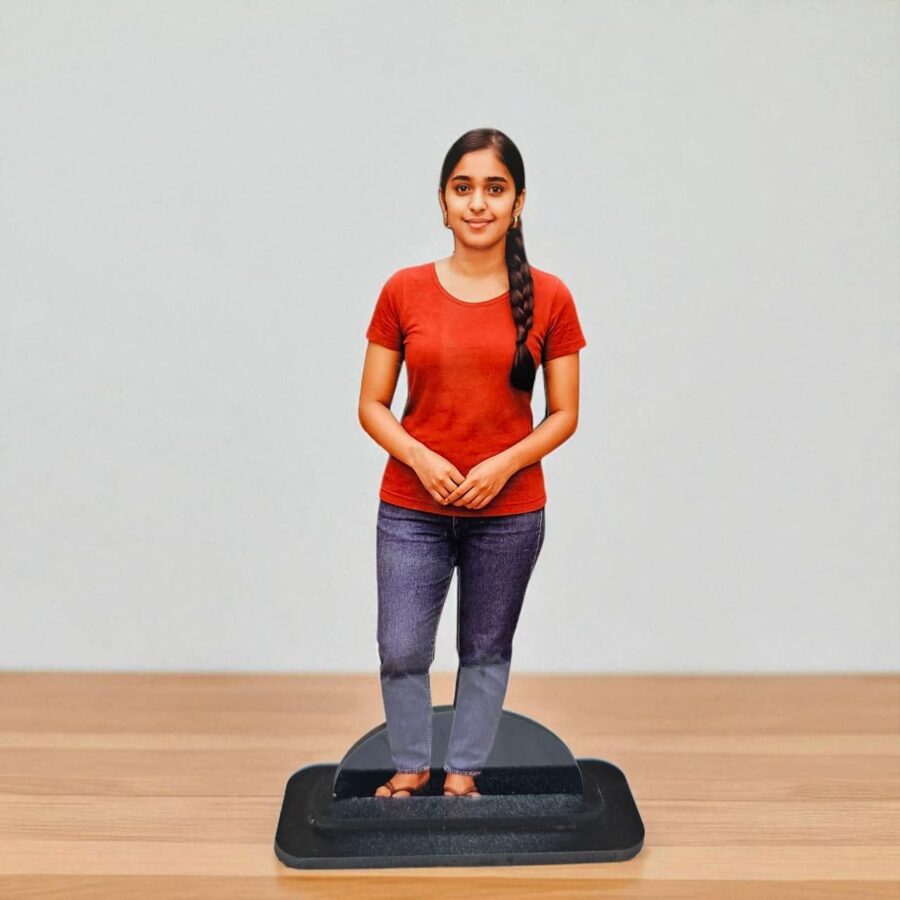 Miniature Personalized Standee, Sublimation Photo print Cutout