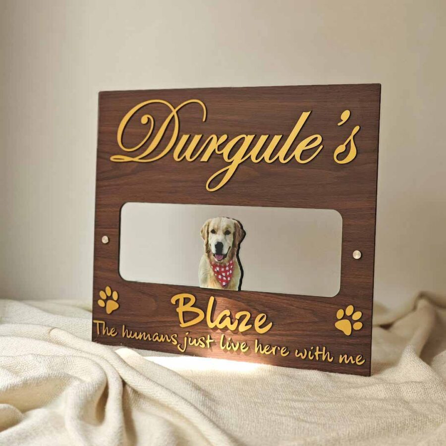 UHNB0012- Heritage Nameplate – Personalized MDF House Board