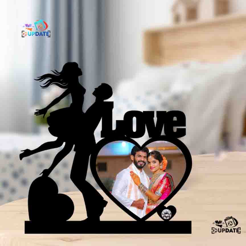 UTF0031 “Love Silhouette" – Table top Sublimation MDF gift