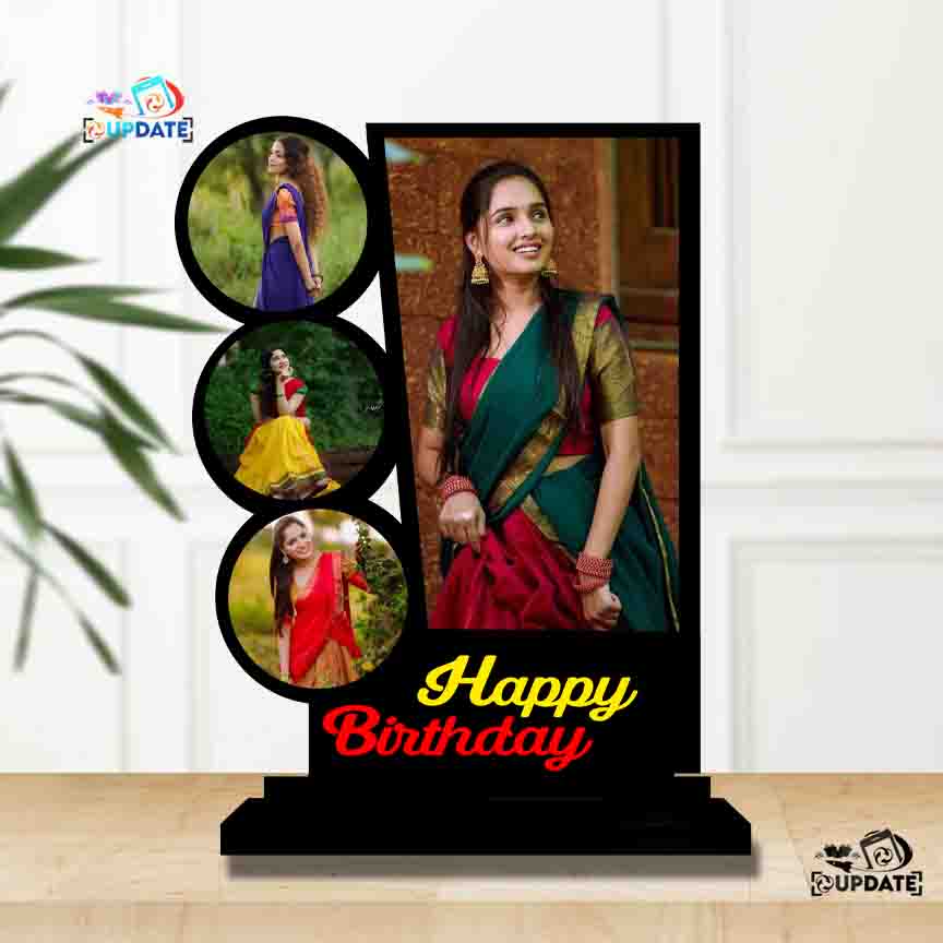 UTF0044 Happy Birthday – Table top  Sublimation MDF gift