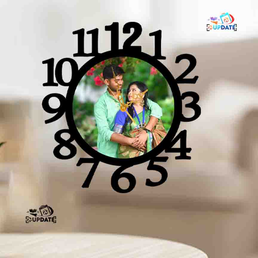 UWHF-00114 “Photo Wall Clock”  –  MDF wall Hanging clock