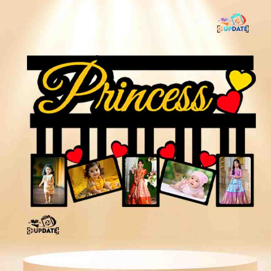 UWHF-00122 “Princess”" – wall Hanging Sublimation MDF Frame