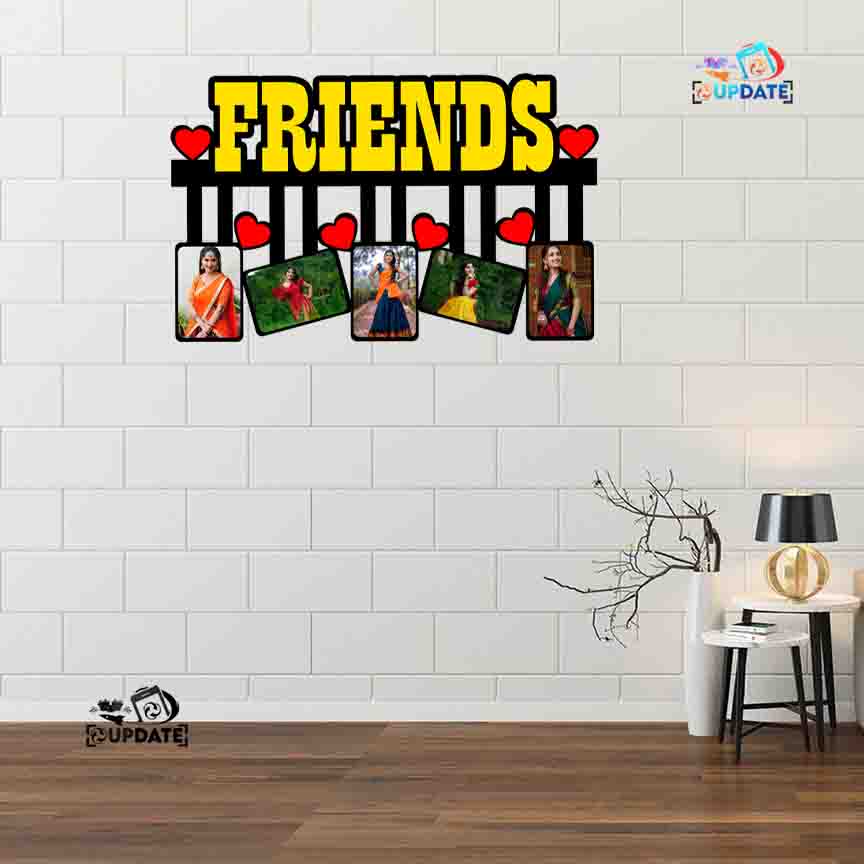 UWHF-00123 “FRIENDS" – wall Hanging Sublimation MDF Frame