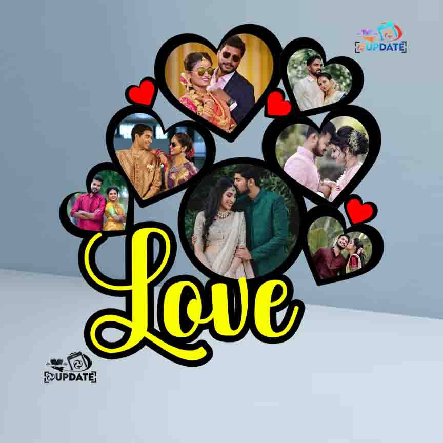 UWHF 0020 "Circle of Love" – Hanging MDF Frame Sublimation print