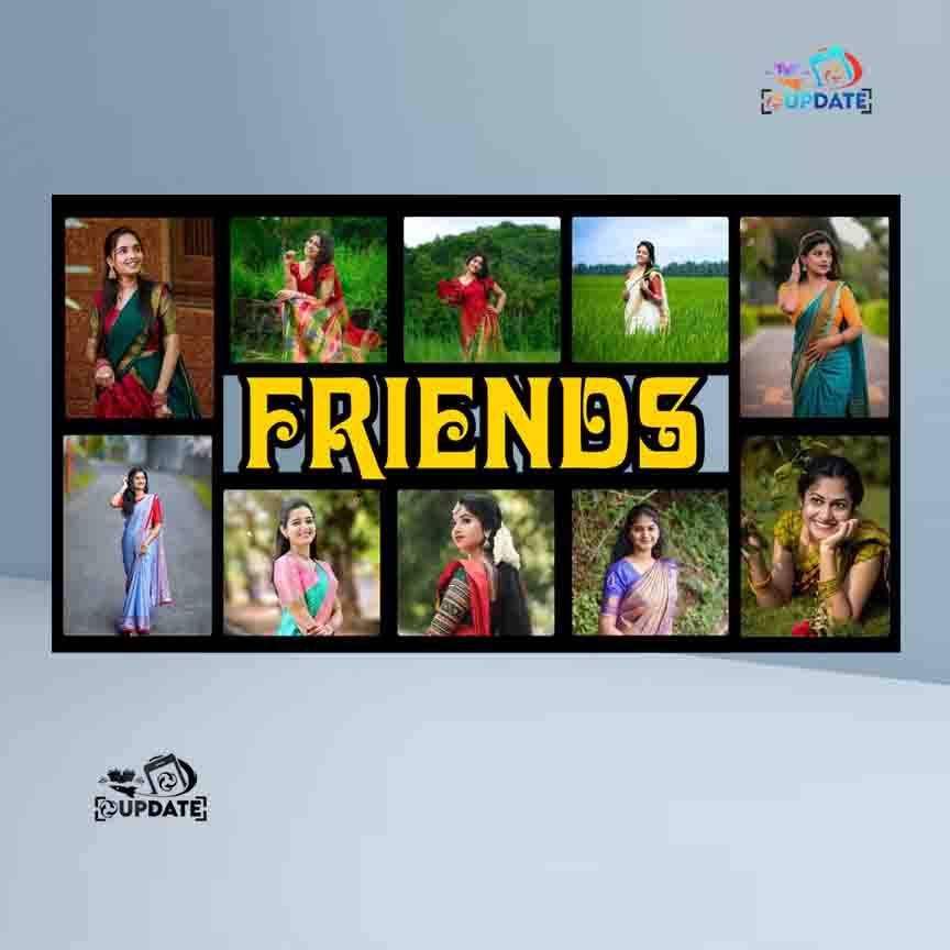 UWHF 0031 "Forever Friends" Mdf Wall Hanging Frame – Sublimation Print