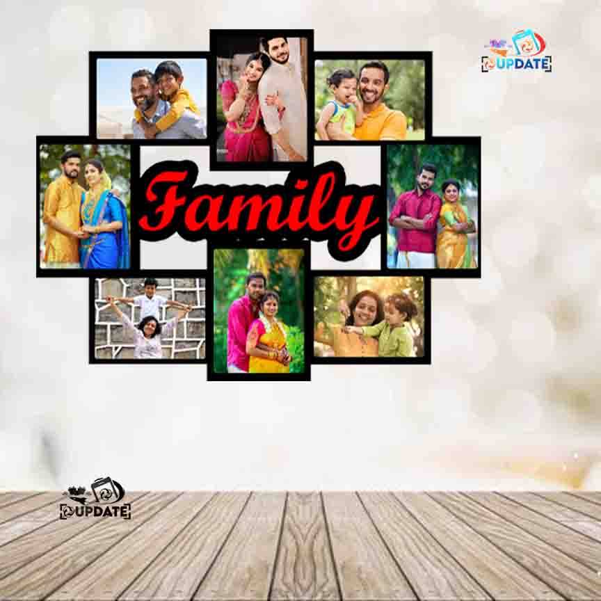 UWHF 0032 "Family" wall Hanging sublimation Collage Frame