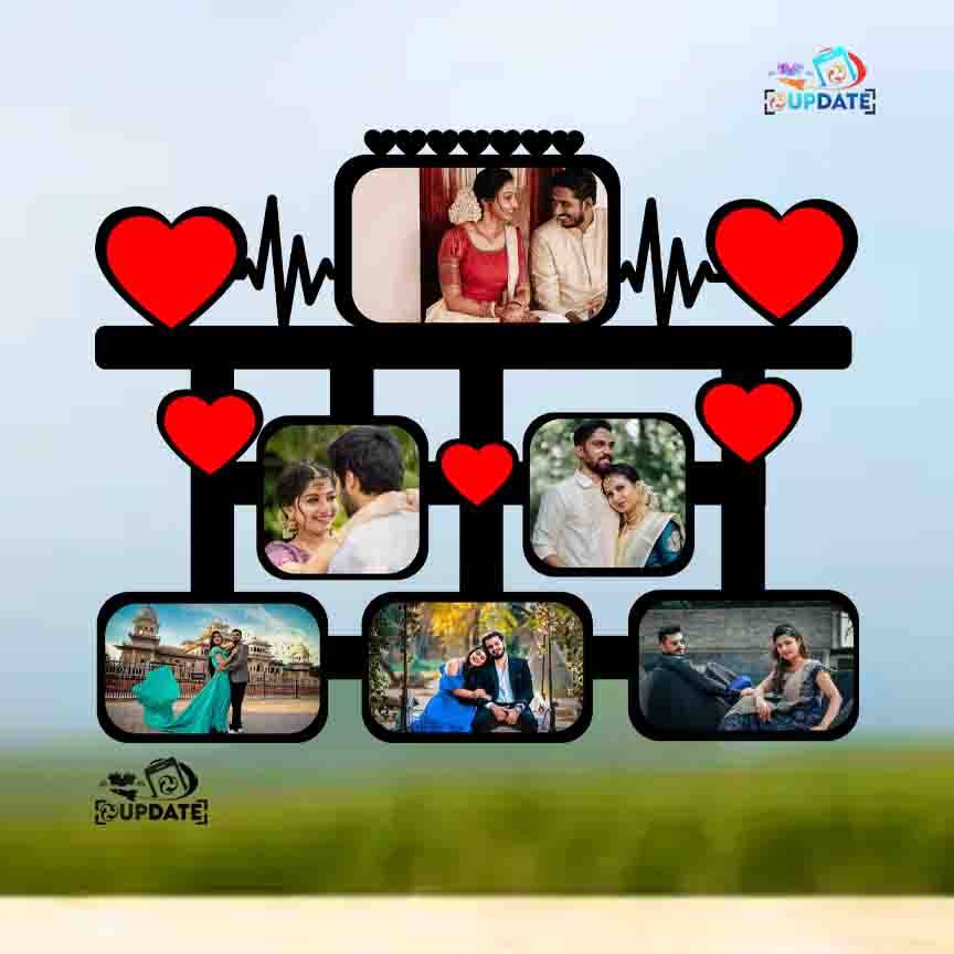 UWHF 0041 "Heartbeat Moments" – Hanging MDF Frame Sublimation print