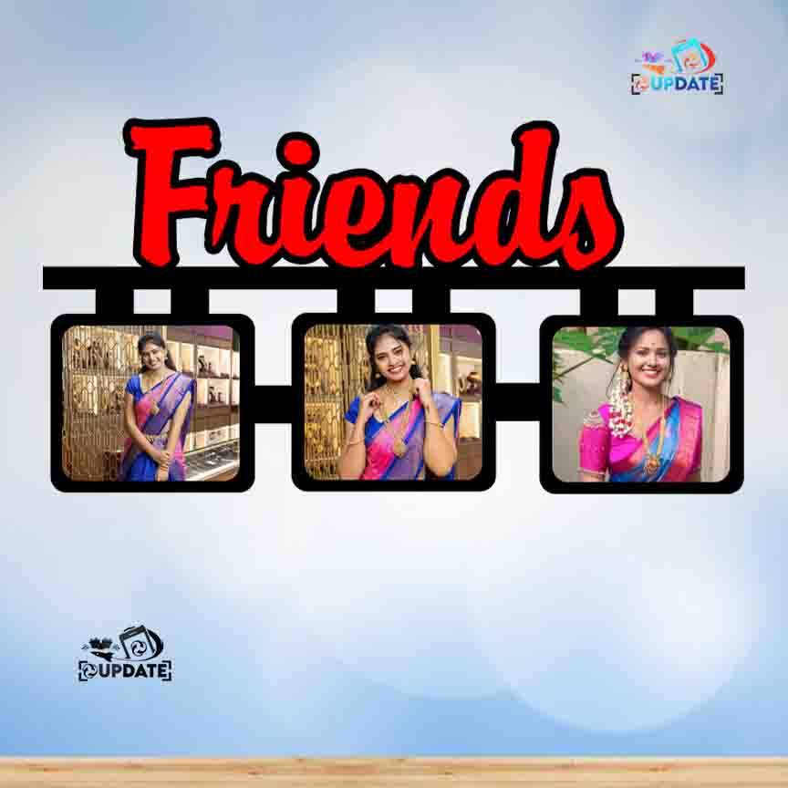 UWHF 0044 "Friends" – wall Hanging Sublimation MDF Frame
