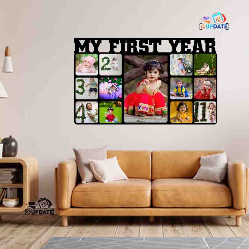 UWHF-0049- "My First year – wall Hanging Sublimation MDF Frame