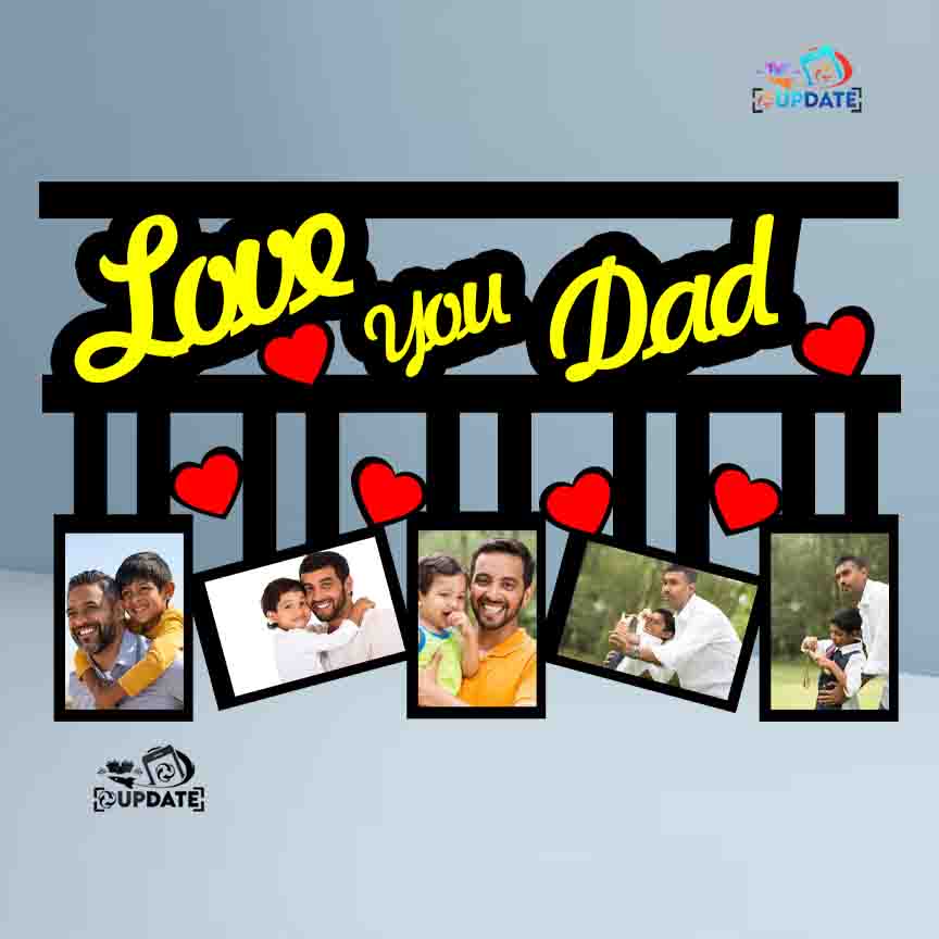 UWHF-0056 "LOVE" – Hanging MDF Frame Sublimation print
