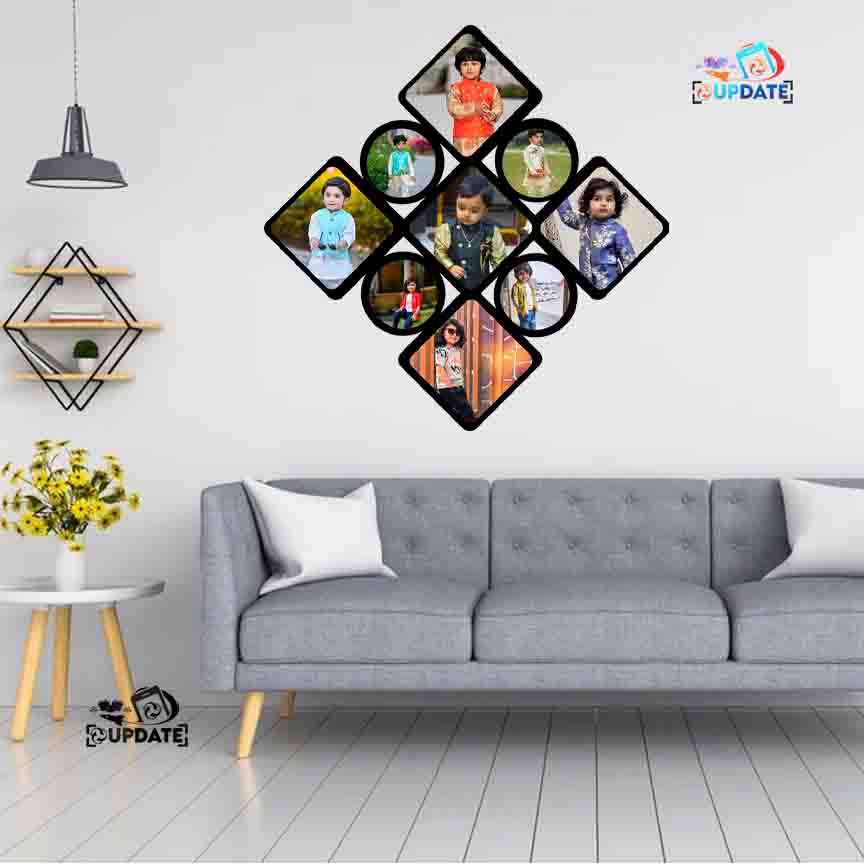 UWHF-0069 "“Festive Spark" – wall Hanging Sublimation MDF Frame
