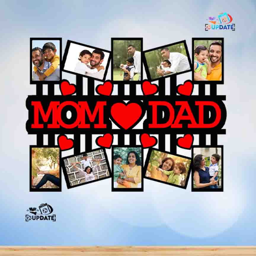UWHF-0079 “MOM DAD" – wall Hanging Sublimation MDF Frame